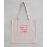 ピンク | バイカラーロゴトートバッグ | earth music&ecology