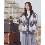 ループ編みアーガイルカーディガン | earth music&ecology | 詳細画像24