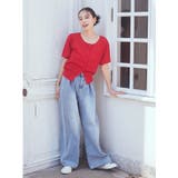 リボン柄透かし編みニットカーディガン | earth music&ecology  | 詳細画像5