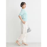 リボン柄透かし編みニットカーディガン | earth music&ecology  | 詳細画像11