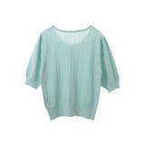 リボン柄透かし編みニットカーディガン | earth music&ecology  | 詳細画像20