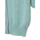 リボン柄透かし編みニットカーディガン | earth music&ecology  | 詳細画像23