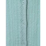 リボン柄透かし編みニットカーディガン | earth music&ecology  | 詳細画像24