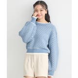 ポコポコジャガードニットプルオーバー | earth music&ecology  | 詳細画像1