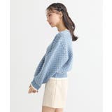 ポコポコジャガードニットプルオーバー | earth music&ecology  | 詳細画像3