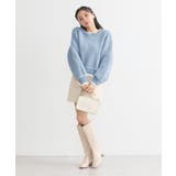 ポコポコジャガードニットプルオーバー | earth music&ecology  | 詳細画像5