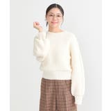 ポコポコジャガードニットプルオーバー | earth music&ecology  | 詳細画像9