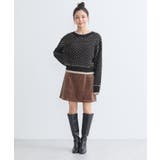 ポコポコジャガードニットプルオーバー | earth music&ecology  | 詳細画像16