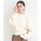 アイボリー | ポコポコジャガードニットプルオーバー | earth music&ecology