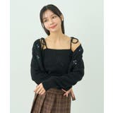 SET2点刺繍ビスチェ+カーディガン | earth music&ecology | 詳細画像11