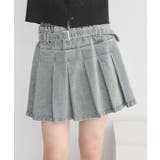 デニムプリーツスカパン | earth music&ecology  | 詳細画像17 