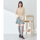 デニムプリーツスカパン | earth music&ecology  | 詳細画像21 