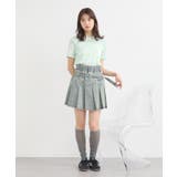 デニムプリーツスカパン | earth music&ecology  | 詳細画像24 