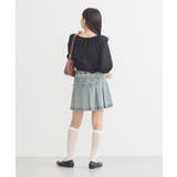 デニムプリーツスカパン | earth music&ecology  | 詳細画像6 