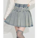 デニムプリーツスカパン | earth music&ecology  | 詳細画像9 