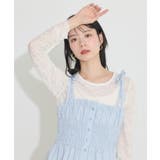 ギャザーティアードキャミドレ | earth music&ecology | 詳細画像21