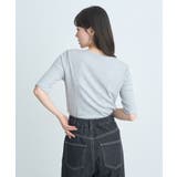 レースレイヤードリブプルオーバー | earth music&ecology  | 詳細画像14