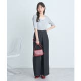 レースレイヤードリブプルオーバー | earth music&ecology  | 詳細画像16