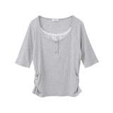 レースレイヤードリブプルオーバー | earth music&ecology  | 詳細画像21