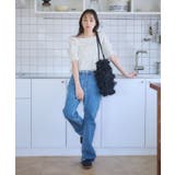 フラワー刺繍シャーリングプルオーバー | earth music&ecology | 詳細画像13