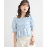 フラワー刺繍シャーリングプルオーバー | earth music&ecology | 詳細画像14