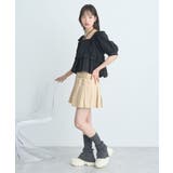 パフスリーブコットンフリルブラウス | earth music&ecology | 詳細画像13