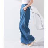 フロントZIPバックレースアップデニム | earth music&ecology  | 詳細画像11 