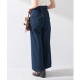 フロントZIPバックレースアップデニム | earth music&ecology  | 詳細画像5 