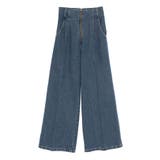 フロントZIPバックレースアップデニム | earth music&ecology  | 詳細画像27 