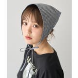 チェックバブーシュカ | earth music&ecology | 詳細画像2