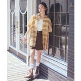 2wayショルダードロストリボンチェックシャツ | earth music&ecology | 詳細画像7