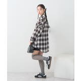 2wayショルダードロストリボンチェックシャツ | earth music&ecology | 詳細画像27