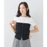 SET2点コンパクトTEE+マルチwayニットビスチェ | earth music&ecology | 詳細画像14