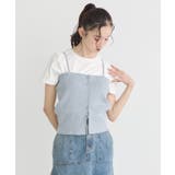 SET2点コンパクトTEE+マルチwayニットビスチェ | earth music&ecology | 詳細画像25
