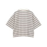 レトロボーダーポロシャツ | earth music&ecology  | 詳細画像16 