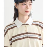 レトロボーダーラガーミニワンピース | earth music&ecology | 詳細画像17