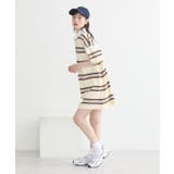 レトロボーダーラガーミニワンピース | earth music&ecology | 詳細画像6