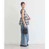 チェックパターンバルーンキャミビスチェ | earth music&ecology  | 詳細画像17 