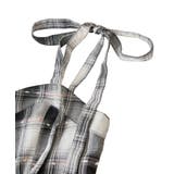 チェックパターンバルーンキャミビスチェ | earth music&ecology  | 詳細画像26 