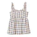 チェックパターンバルーンキャミビスチェ | earth music&ecology  | 詳細画像33 