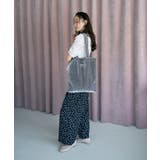 【WEB限定】ベロアトートバッグ | earth music&ecology  | 詳細画像5 