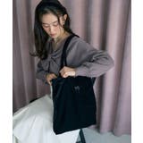 【WEB限定】ベロアトートバッグ | earth music&ecology  | 詳細画像19 