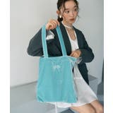 【WEB限定】ベロアトートバッグ | earth music&ecology  | 詳細画像24 