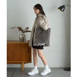 【WEB限定】ベロアトートバッグ | earth music&ecology  | 詳細画像10 