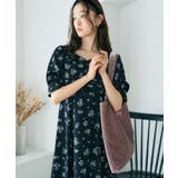 【WEB限定】ベロアトートバッグ | earth music&ecology  | 詳細画像13 