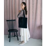 【WEB限定】ベロアトートバッグ | earth music&ecology  | 詳細画像21 