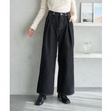 タックホックデニムパンツ | earth music&ecology  | 詳細画像5 