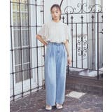 タックホックデニムパンツ | earth music&ecology  | 詳細画像33 