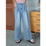 タックホックデニムパンツ | earth music&ecology  | 詳細画像44 