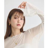 フロッキードットメロープルオーバー | earth music&ecology | 詳細画像13